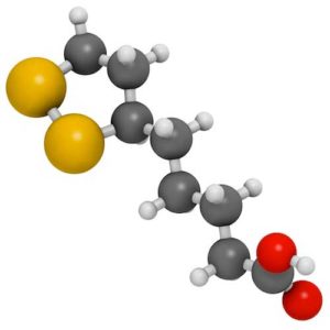 Молекула тиоктовой кислоты