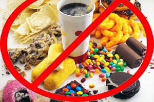 Запрещенные продукты питания