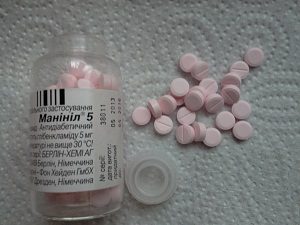 Таблетки Манинил
