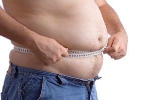 Окружность талии у мужчины при ожирении